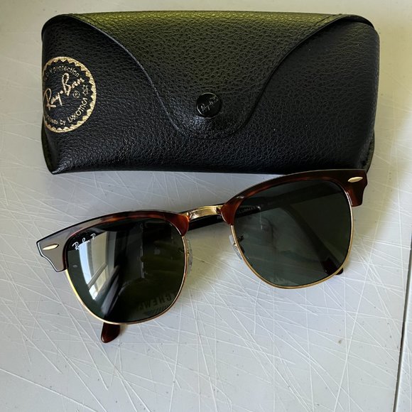 Ray-Ban Accessories - RAY-BAN Clubmaster Tortoise Frames Polarized Lenses